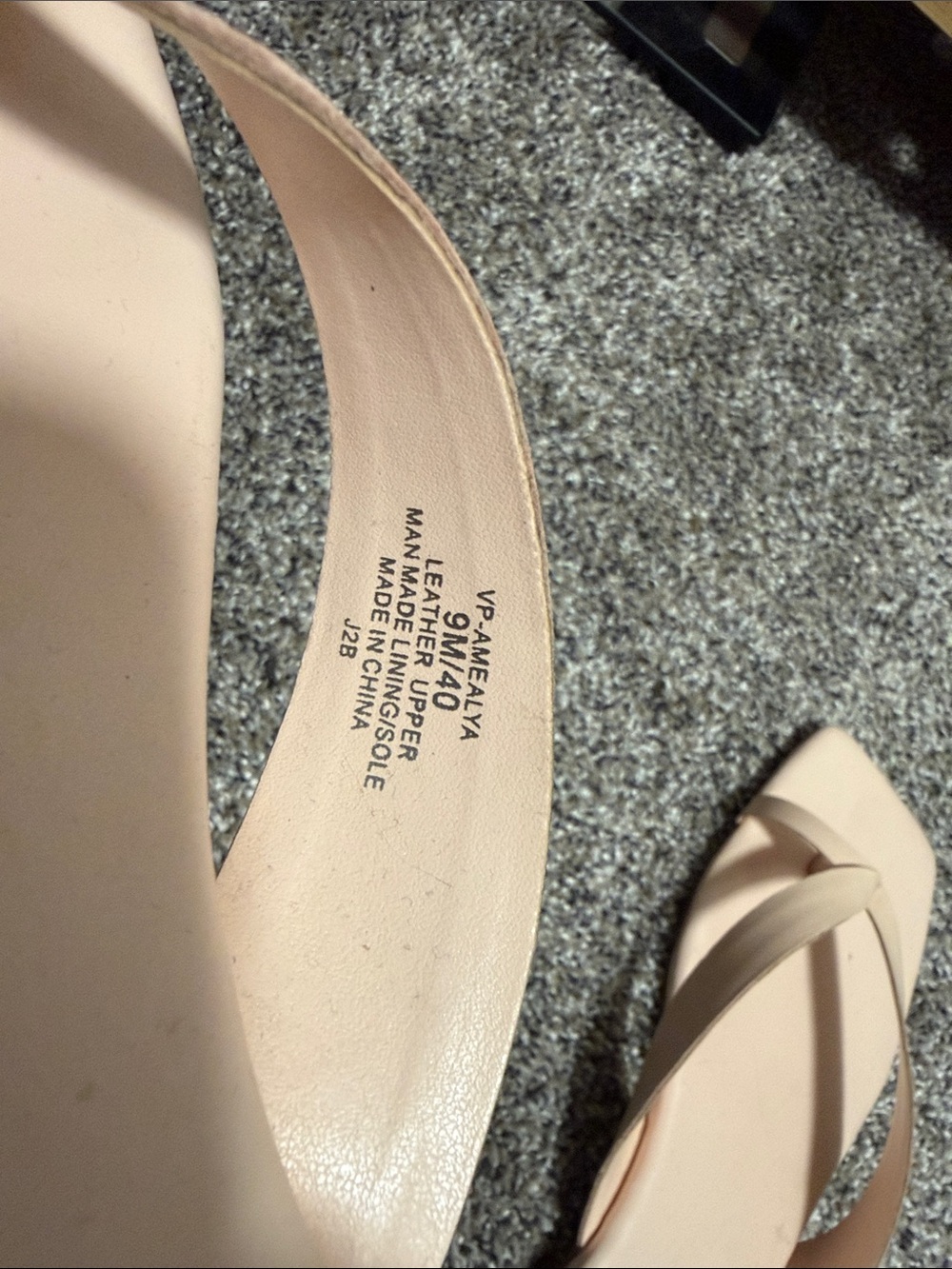Vince Camuto Blush Square-Toe Slide Sandals - Picture 2 of 4
